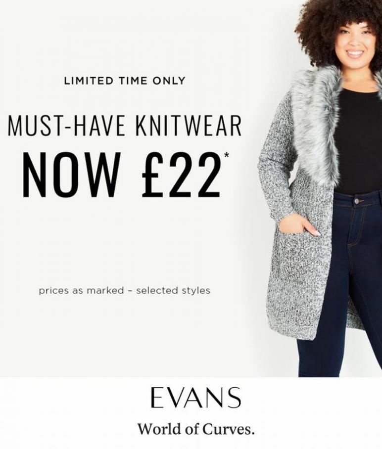 £22* Knitwear. Evans (2022-11-10-2022-11-10)