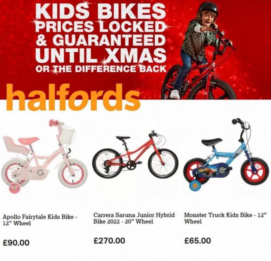 Kids Bikes. Halfords (2022-12-19-2022-12-19)