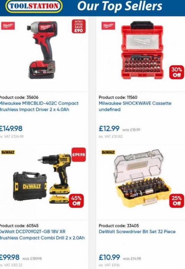 Our Top Sellers. Toolstation (2023-01-01-2023-01-01)