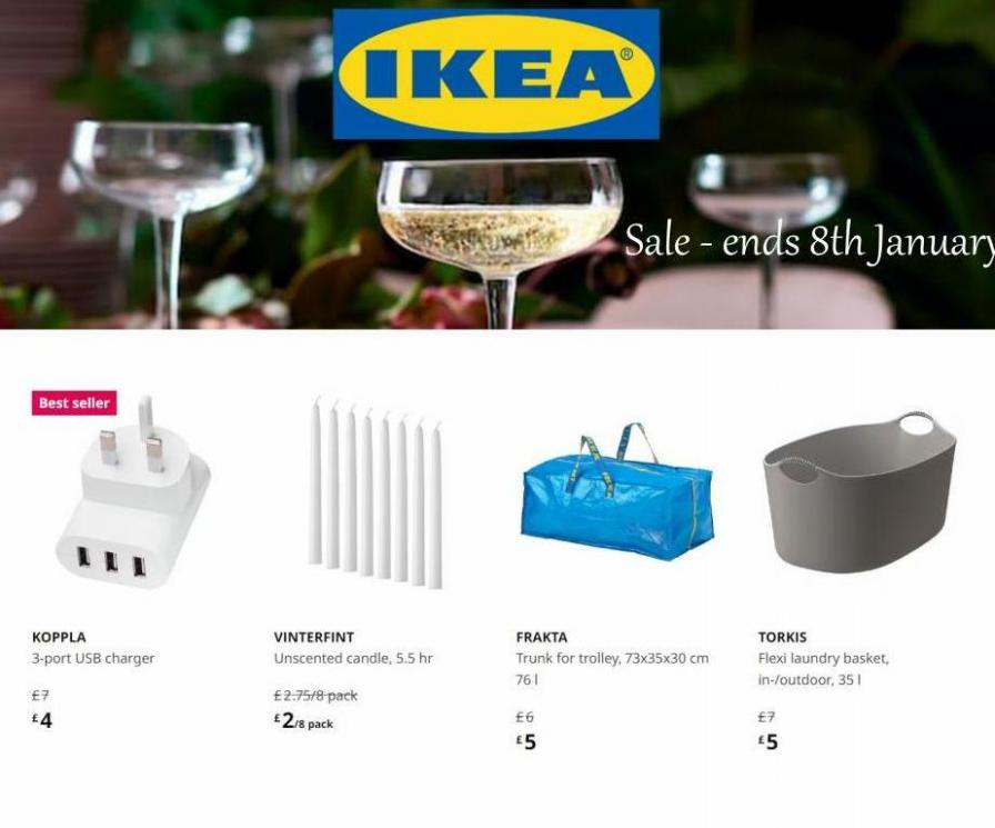 Sale - ends 8th January. IKEA (2023-01-08-2023-01-08)