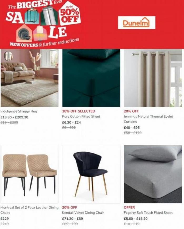 Up to 50% off. Dunelm (2023-01-18-2023-01-18)