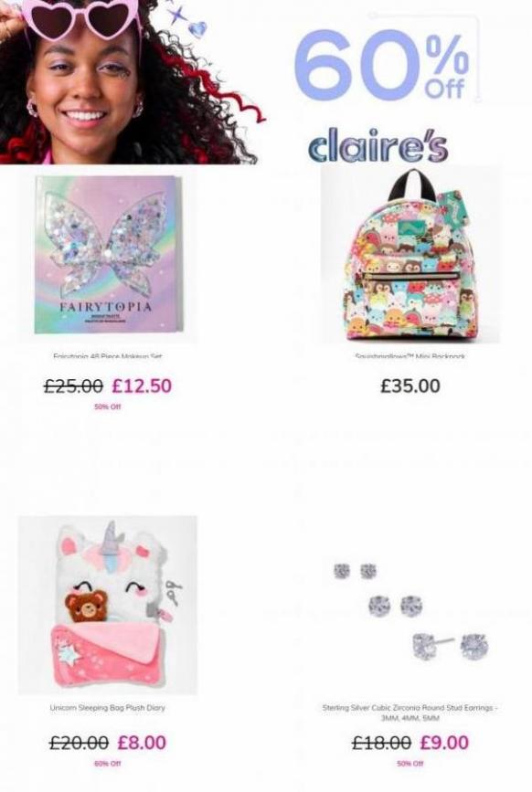60% off. Claire's (2023-01-19-2023-01-19)