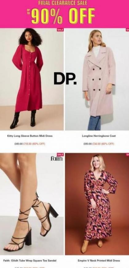 Up to 90% off. Dorothy Perkins (2023-01-19-2023-01-19)