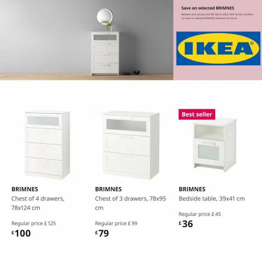 Save on selected BRIMNES. IKEA (2023-03-04-2023-03-04)