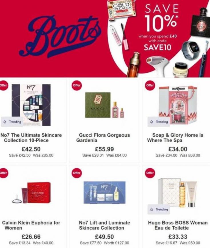 Save 10% when you spend £40 on almost everything with SAVE10. Boots (2023-01-23-2023-01-23)