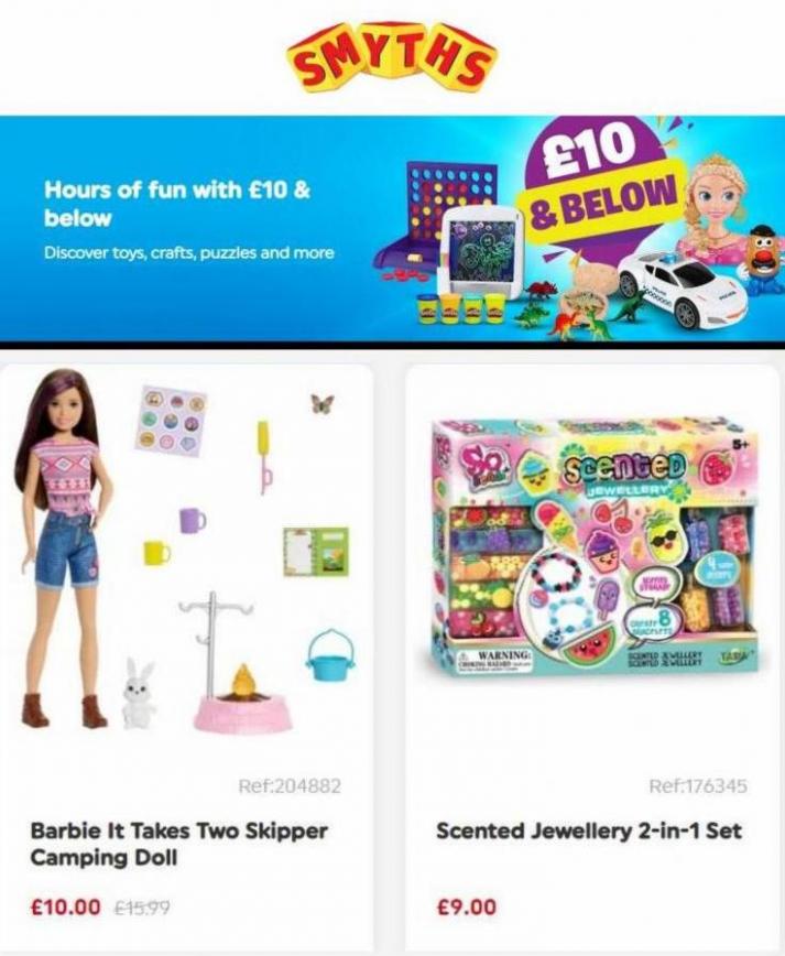 Hours of fun with £10 & below. Smyths Toys (2023-02-14-2023-02-14)