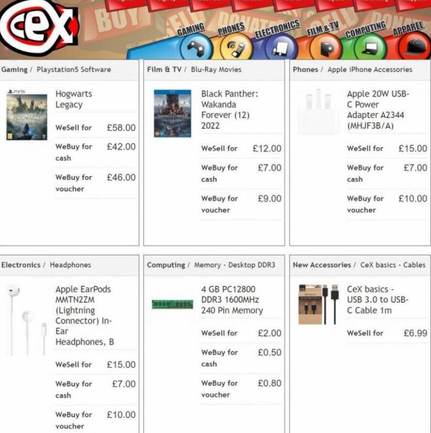 Cex offers. CeX (2023-04-04-2023-04-04)
