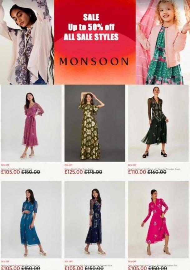 SALE up to 50% off. Monsoon (2023-04-06-2023-04-06)