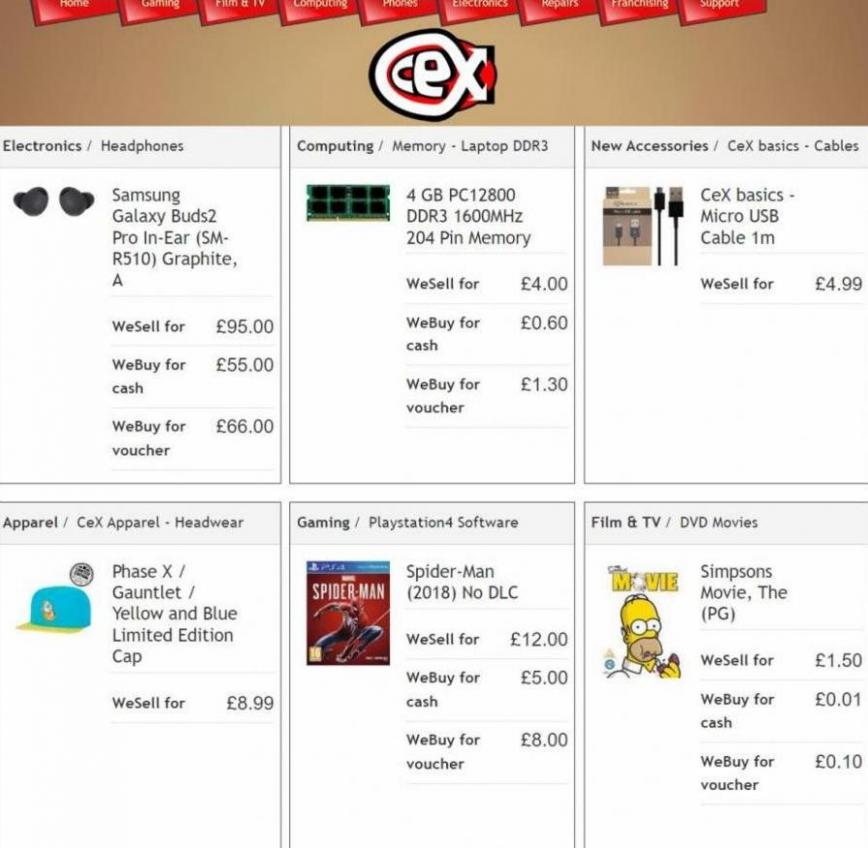 Cex offers. CeX (2023-05-03-2023-05-03)