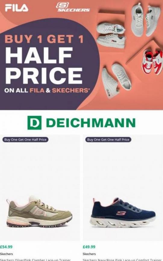 Buy 1 Get 1 Half Price. Deichmann (2023-05-14-2023-05-14)