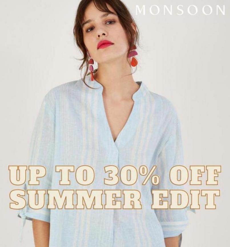 Up To 30% Off Summer Edit. Monsoon (2023-06-08-2023-06-08)