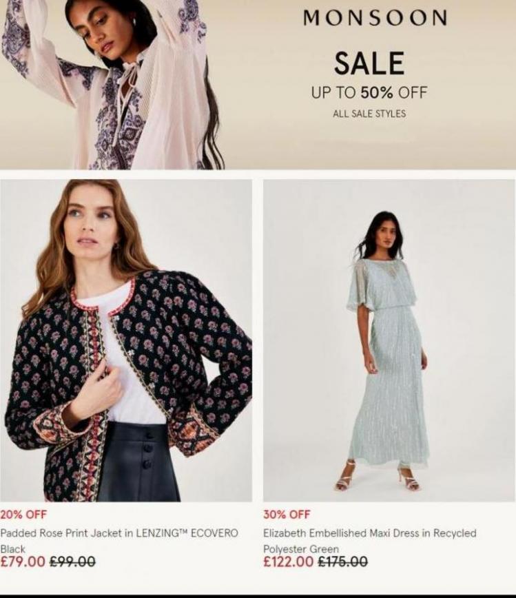 SALE UP TO 50% OFF. Monsoon (2023-05-21-2023-05-21)