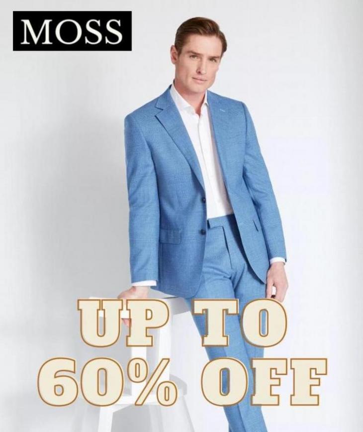 Up to 60% Off. Moss Bros (2023-06-29-2023-06-29)