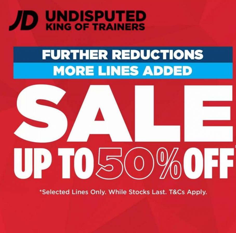 Sale up to 50%. JD Sports (2023-07-16-2023-07-16)