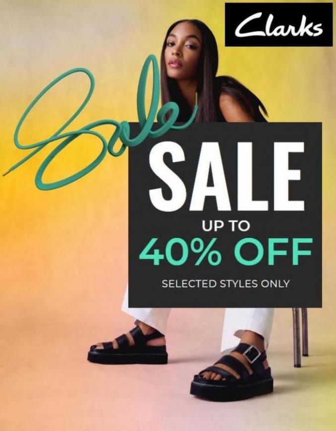 Sale up to 40% Off. Clarks (2023-07-14-2023-07-14)