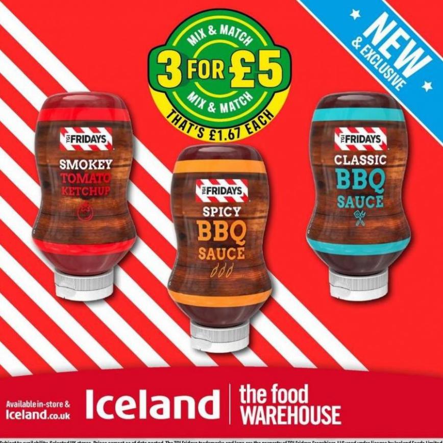 3 for £5. Iceland (2023-07-31-2023-07-31)