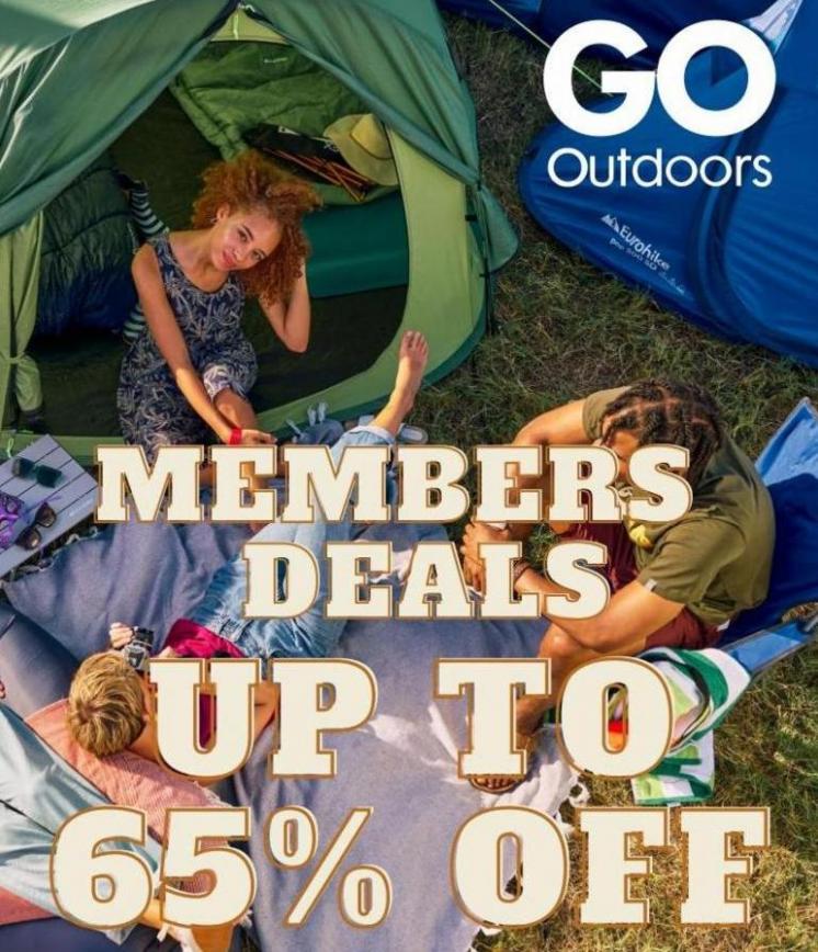 Members Deals up to 65% Off. GO Outdoors (2023-08-04-2023-08-04)