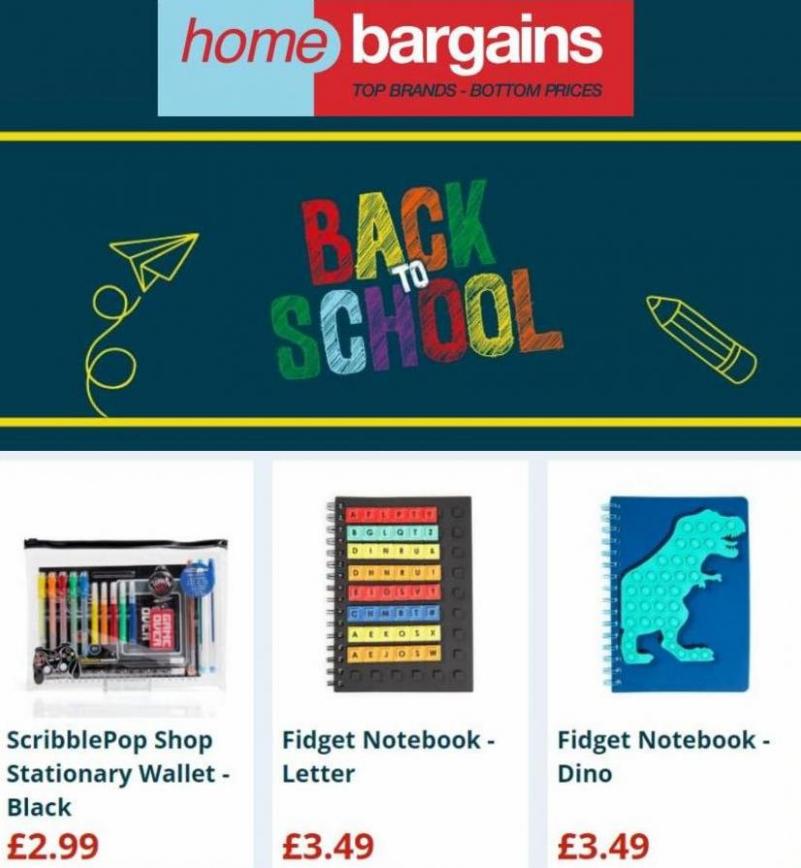 Home Bargains Back to School. Home Bargains (2023-09-13-2023-09-13)