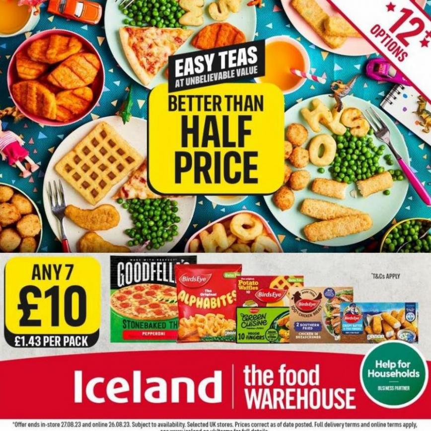 Only £1.43 as pack. Iceland (2023-08-27-2023-08-27)