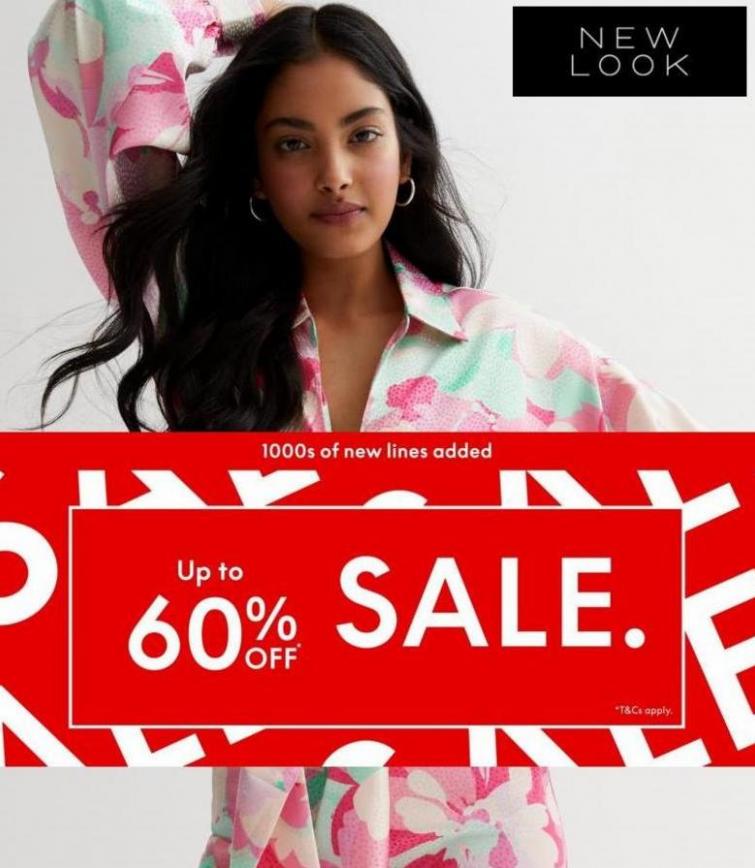 New Look Up to 60% Off. New Look (2023-08-27-2023-08-27)