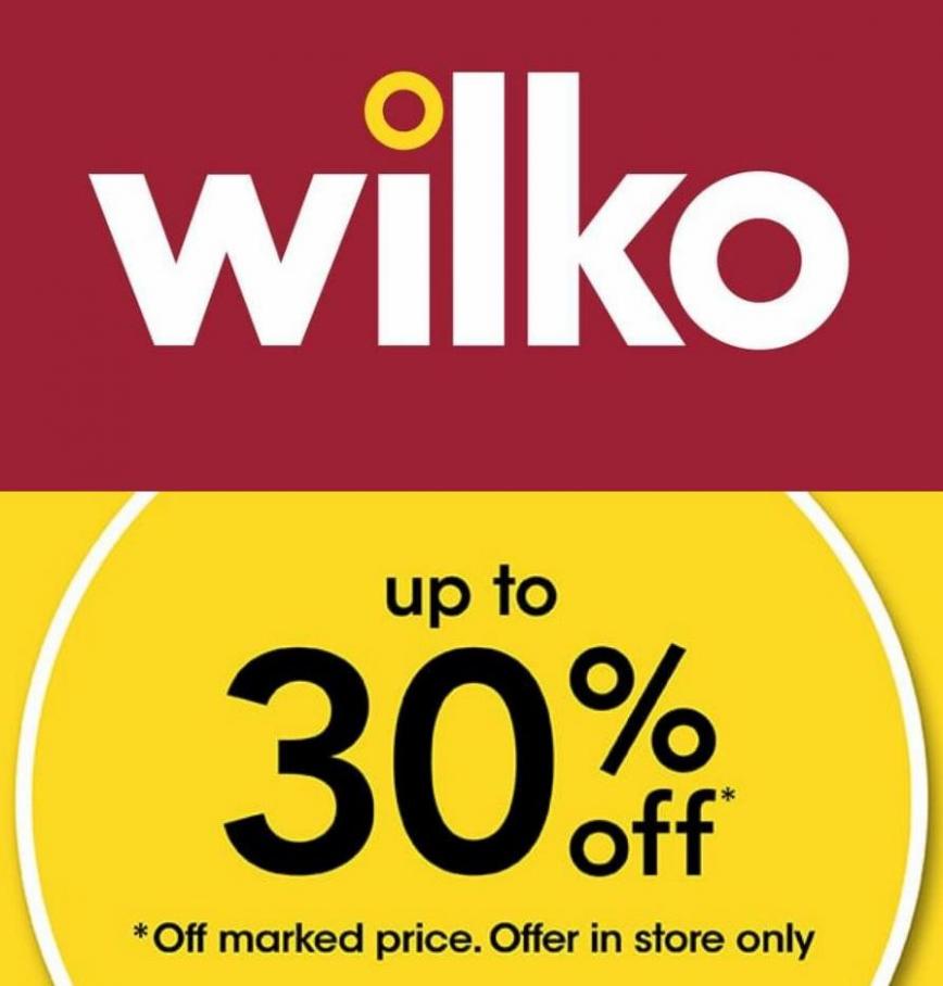 Wilko up to 30% off. Wilko (2023-09-29-2023-09-29)