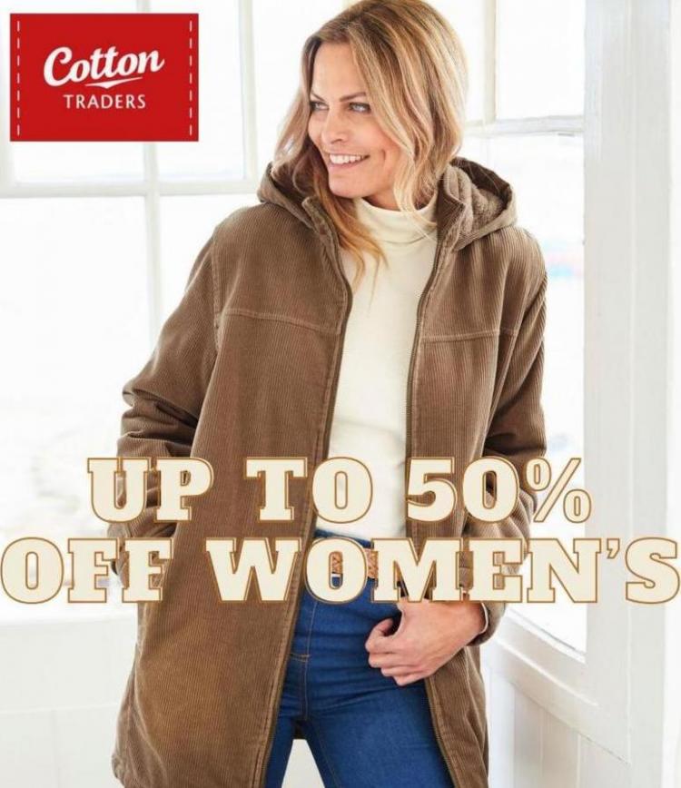 Cotton Traders Up to 50% off Women’s. Cotton Traders (2023-10-03-2023-10-03)