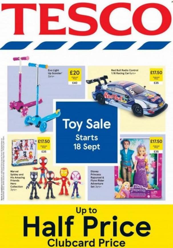 Tesco Toys Sale. Tesco (2023-10-01-2023-10-01)