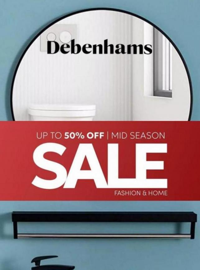 Debenhams up to 50% Off. Debenhams (2023-10-18-2023-10-18)