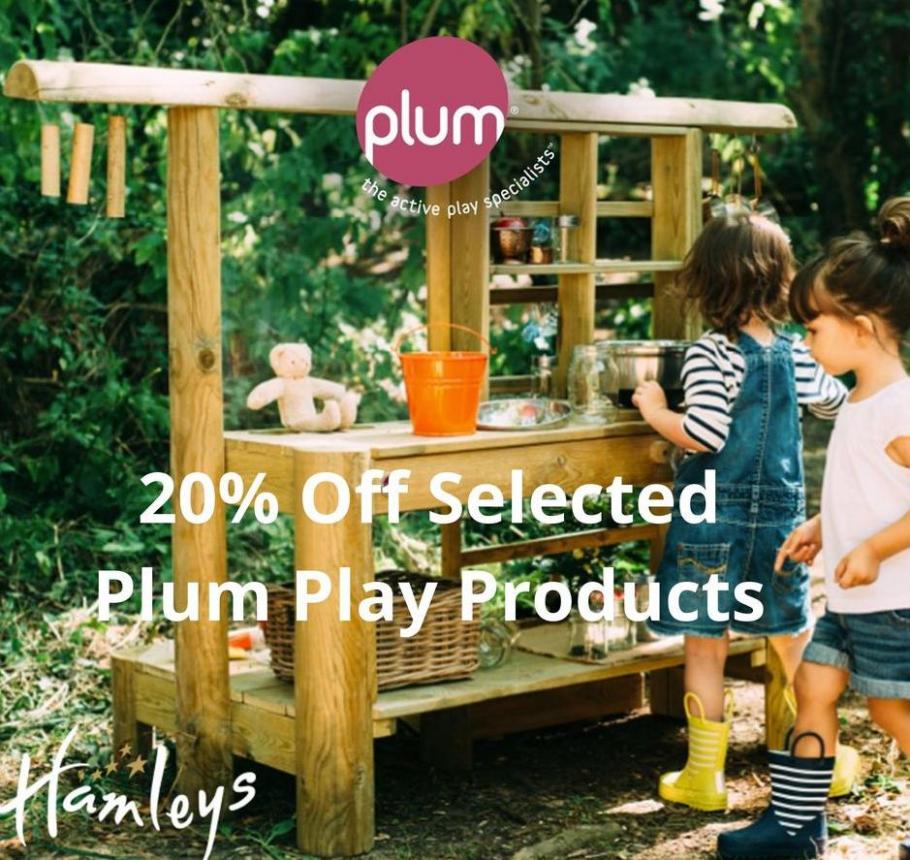 20% Off Selected Plum Play Products. Hamleys (2023-10-25-2023-10-25)