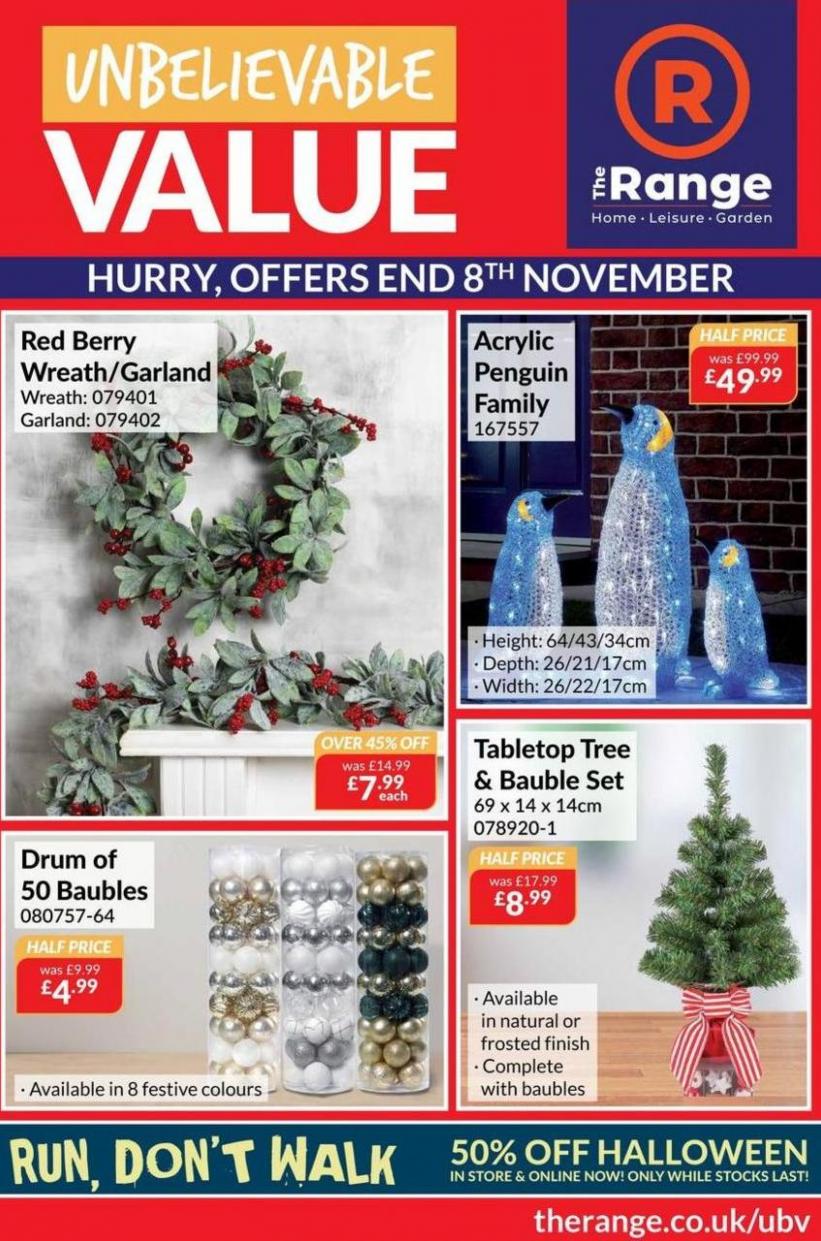 The Range weekly offers. The Range (2023-11-08-2023-11-08)