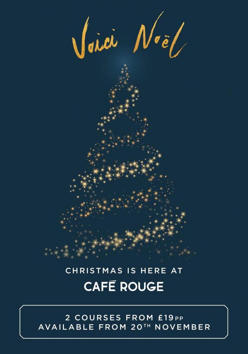 CHRISTMAS MENU. Cafe Rouge (2023-11-20-2023-11-20)