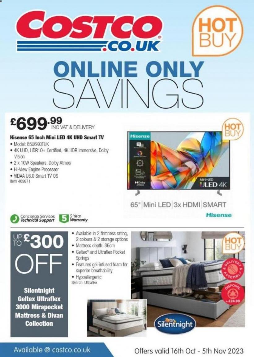Online Only Savings. Costco (2023-11-05-2023-11-05)