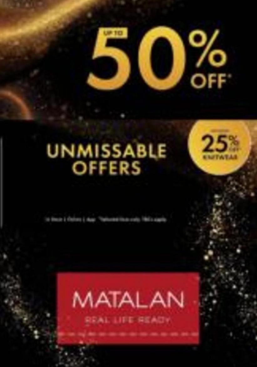 Unmissable Offers. Matalan (2023-11-20-2023-11-20)
