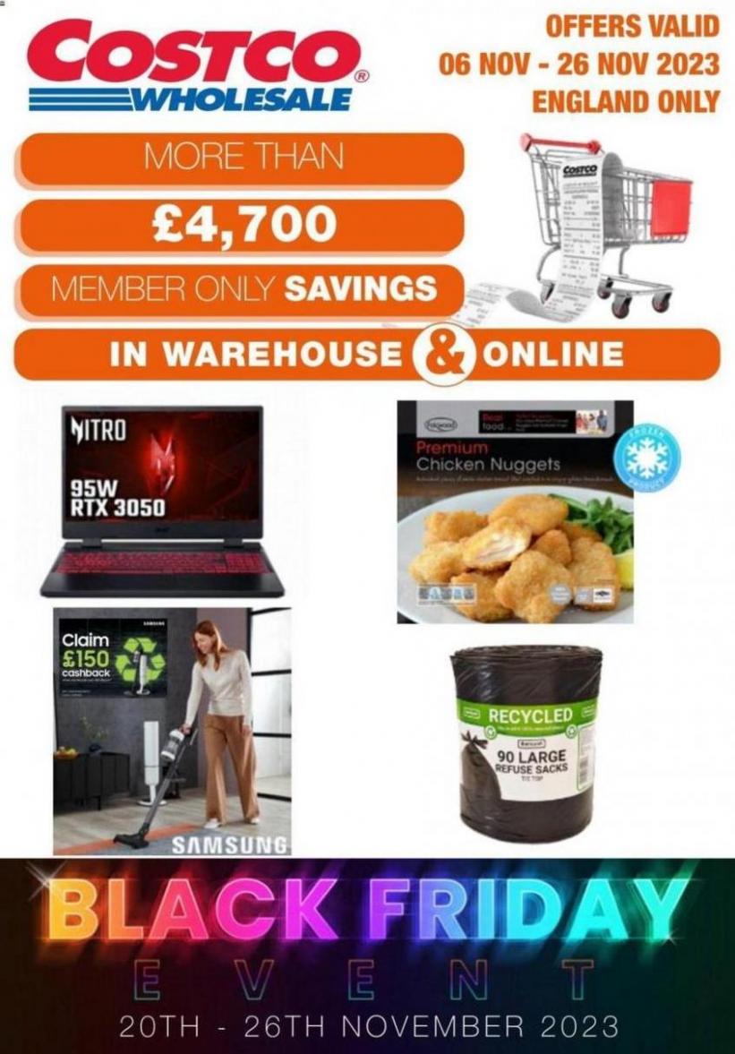 Costco Weekly offers England. Costco (2023-11-26-2023-11-26)