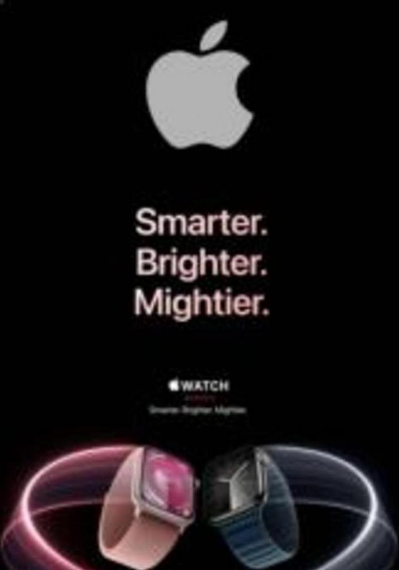Smarter. Brighter. Mightier.. Apple (2023-12-17-2023-12-17)