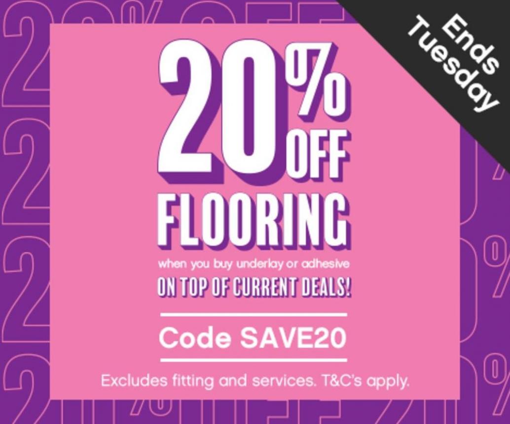 20% Off Flooring. Carpetright (2024-01-02-2024-01-02)