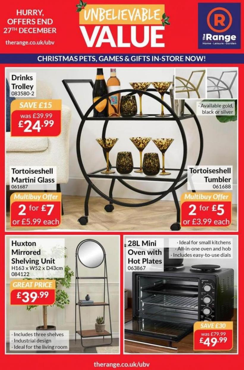 The Range weekly offers. The Range (2023-12-27-2023-12-27)