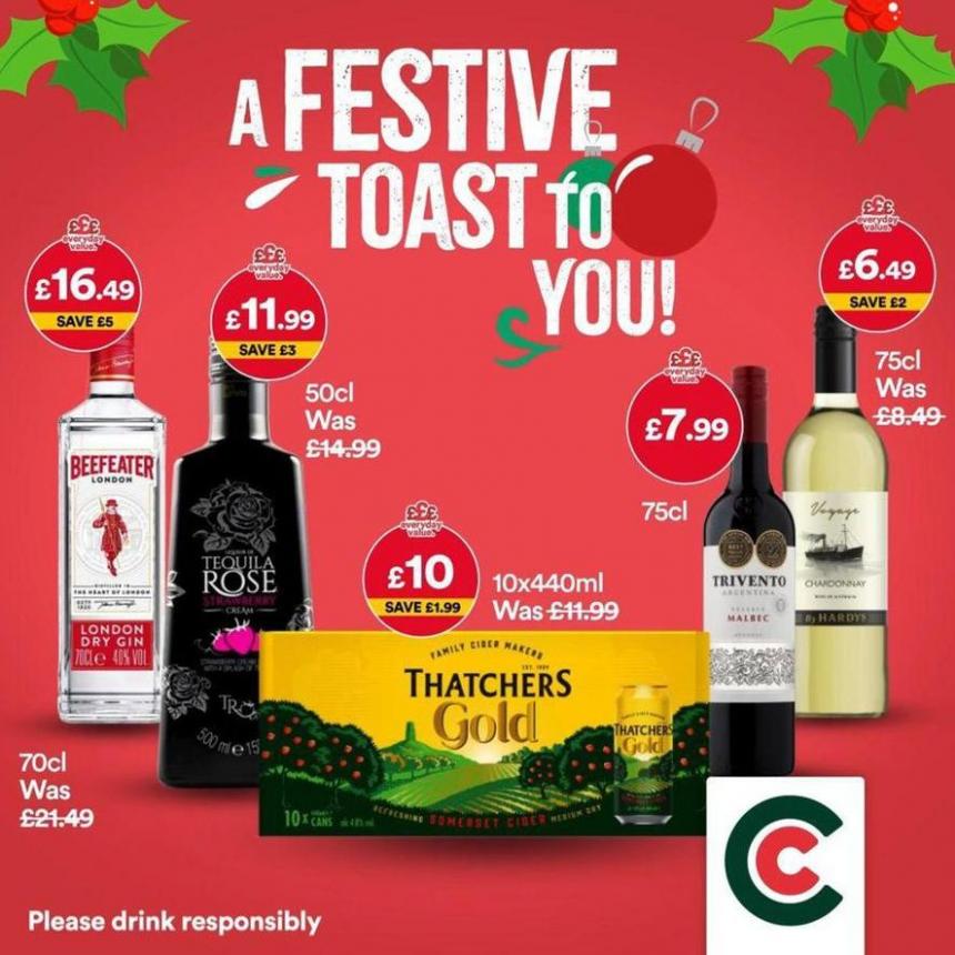 A Festive Toast To You. Costcutter (2024-01-03-2024-01-03)