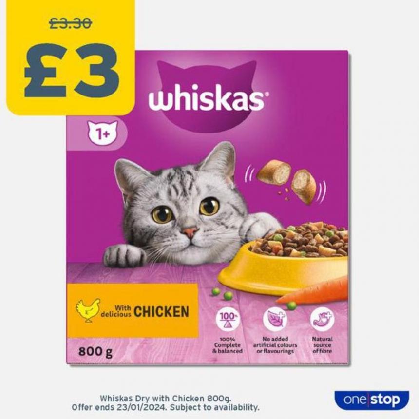 Pets Offers. One Stop (2024-01-23-2024-01-23)
